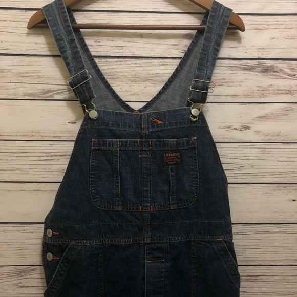 Lucky Brand Pants - Lucky Brand Dark Denim Jean Overalls